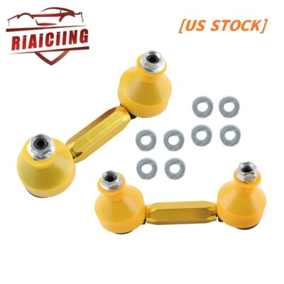 2PCS for 2003-2009 Nissan 350z Z33 Adjustable Ball End Rear Swaybar Link Kit New