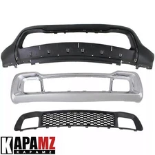 3pcs For 2014 2015 2016 Jeep Grand Cherokee New Front Bumper Cover Kit Textured