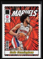 Cade Cunningham 2023-24 Donruss #20 Net Marvels Gold Press Proof SP