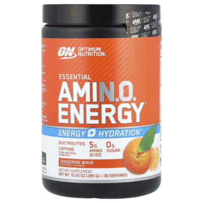 2 X  Optimum Nutrition, ESSENTIAL AMIN.O. ENERGY�, Tangerine Wave, 10.05 oz (285