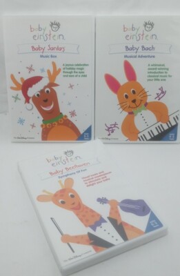 Disney Baby Einstein Learning DVD Lot Of 3 For 0-3 Year Old 