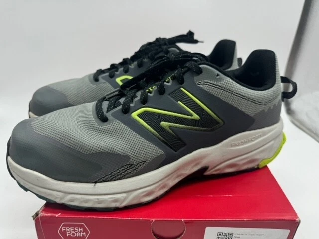 NEW BALANCE MEN'S FRESH FOAM 510 V6 TRAIL RUNNING SHOE SNEAKERS GREY SIZE 11