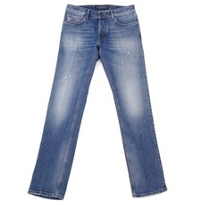 Handpicked Regular-Fit 'Ravello' Mid Blue Stretch Selvedge Denim Jeans 33 NWT