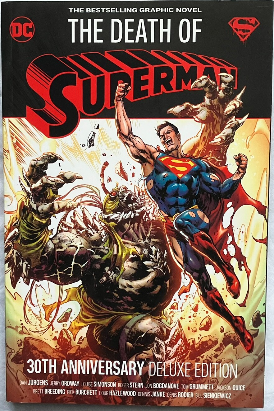The Death of Superman 30th Anniversary Deluxe Paperback DC Infinite Exclusive