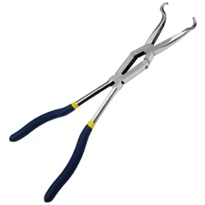 Lawson 12" Extra Long Super Cross Ring Nose Pliers 5/16 Dual Pivoting
