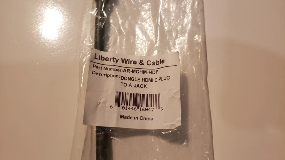 Liberty AV Solutions AR-MCHM-HDF Mini-HDMI "C" Male To HDMI Female - Image 2 of 4