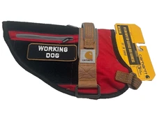 Carhartt Service Dog Harness Reflective Zipped Pockets Durable Adjustable NWT