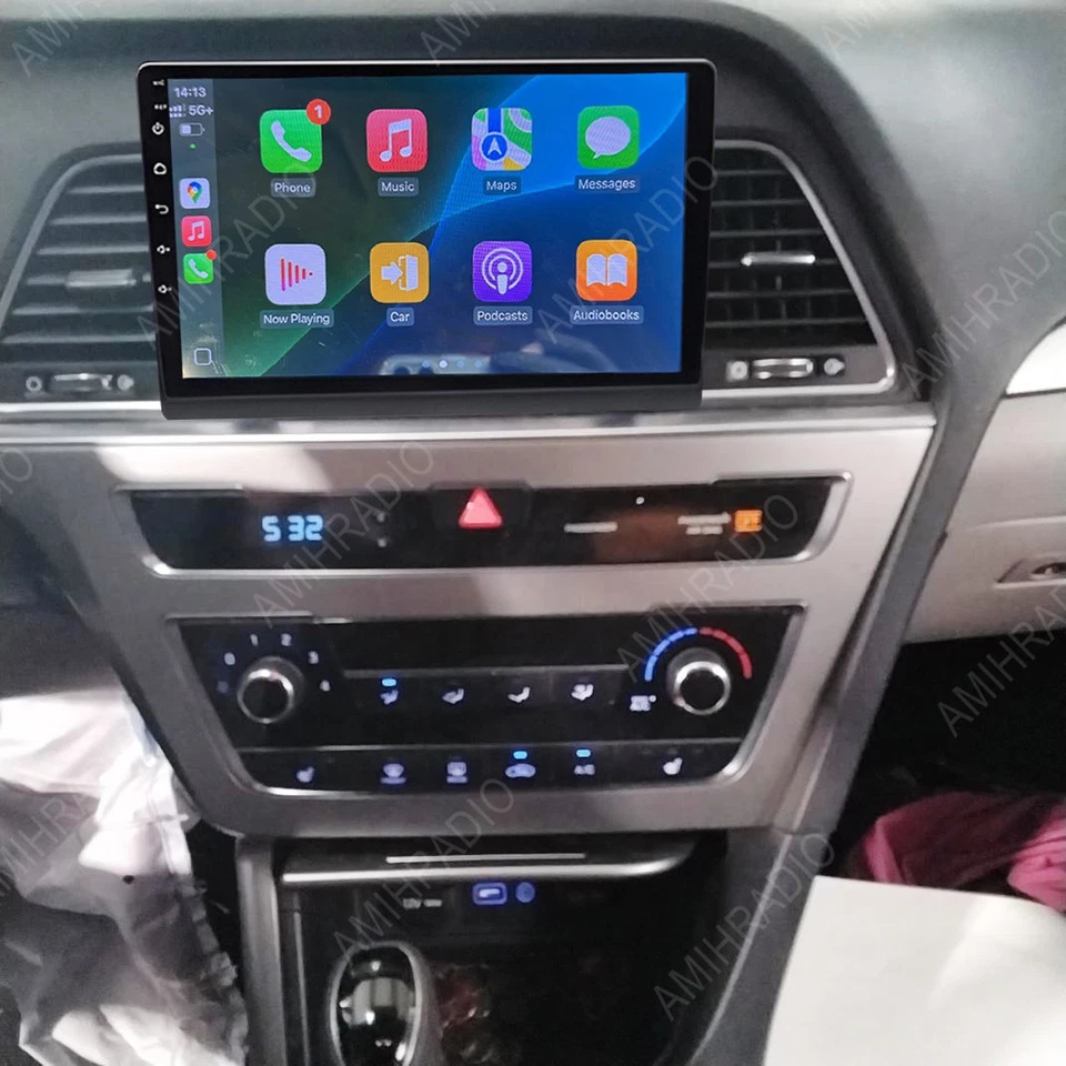 For Hyundai Sonata 2015-2017 Android 13 Carplay Car Radio Stereo Gps Navigation Foto 3 de 4