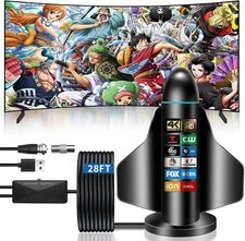 2025 TV Antenna Indoor,Antennas for Smart TV with Amplifier Signal Booster,Hdtv 