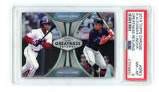 R. Alomar/F. Lindor 2019 Topps Chrome #GRE5 PSA 8 NM/MT Greatness Returns