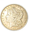1921-D Morgan Silver Dollar • Denver Mint • 90% Silver • Nice Detail  • Toned