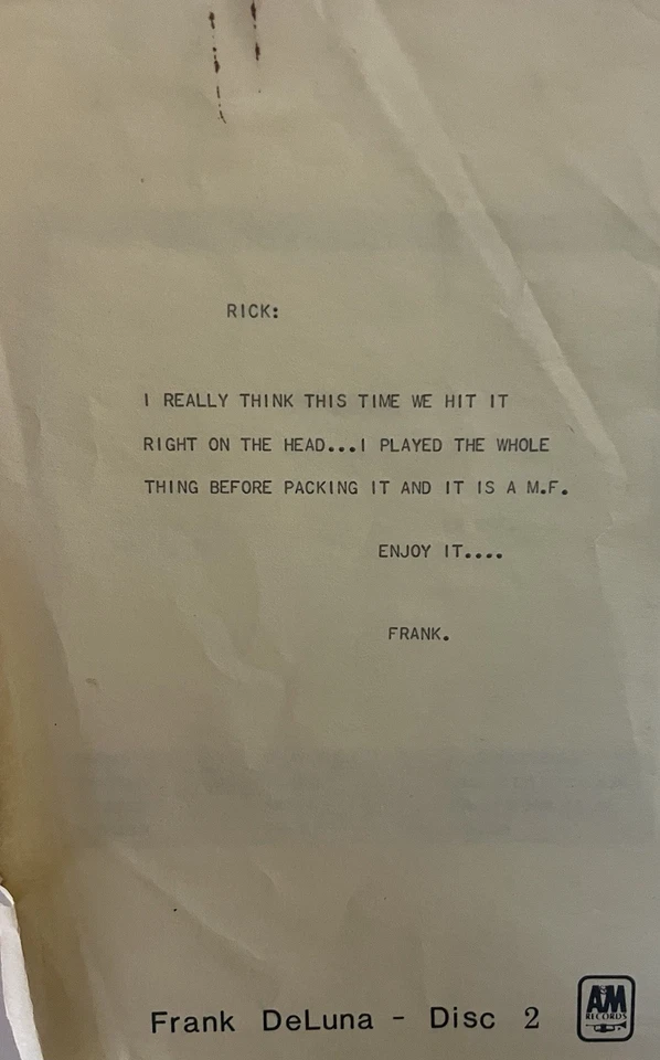 Jack Jones With One More Look At You Test Pressing & Promo Album Vinyl - Image 4 of 4