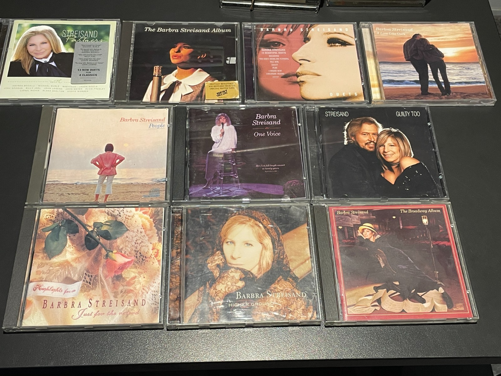 Barbra Streisand - 10 Original CD Albums Spanning Her Whole Music Career