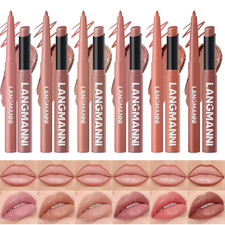 12Pcs Matte Lipstick  Lip Liner Pens Lip Combo Sets, Creamy Matte Lip Makeup Ki