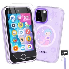 Kids Phone Toys for 3-12 Years Old Girls ,3.5'' Touchscreen Phone for Kids Le...