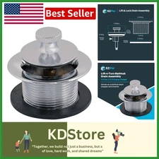 Lift-n-Turn Chrome Bath Drain Assembly Kit