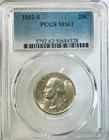 1932 S Washington Quarter PCGS MS62