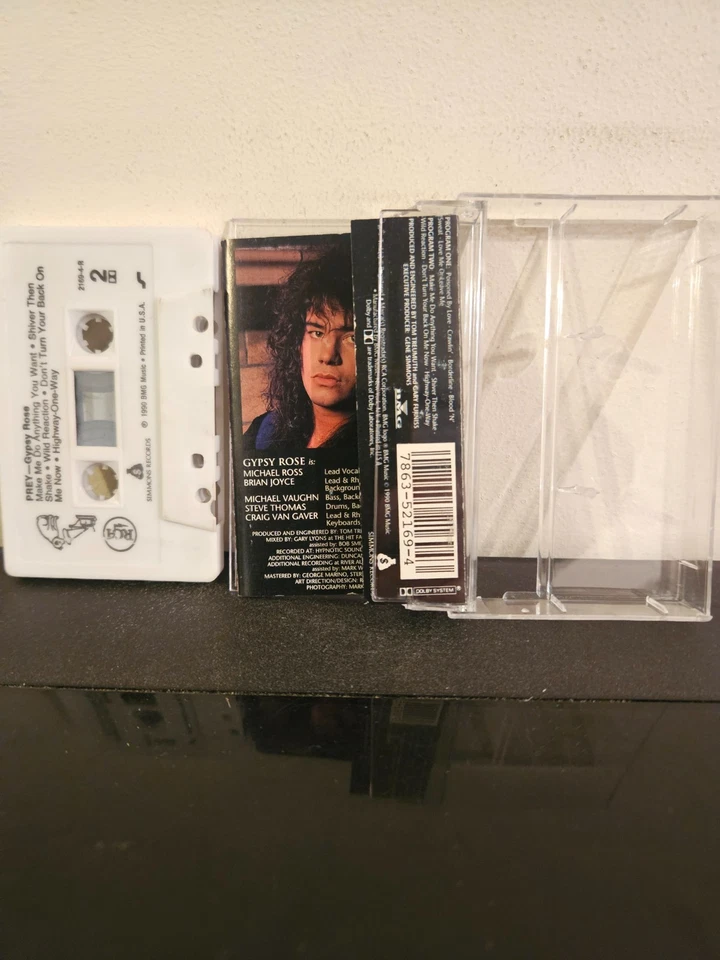 GYPSY ROSE Prey 1990 CASSETTE TAPE GLAM/HAIR METAL HARD ROCK SIMMONS RECORDS - Image 3 of 4