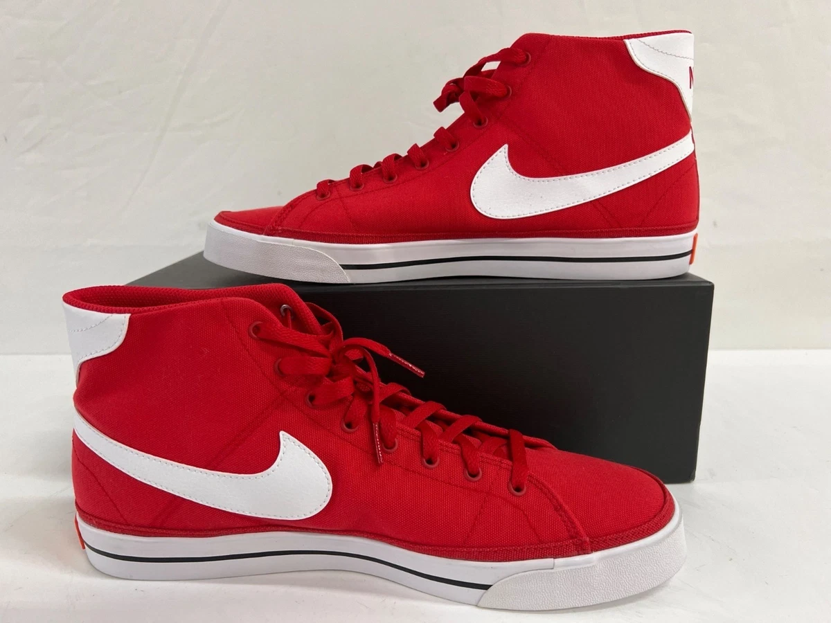 Nike Court Legacy White University Red | eBay