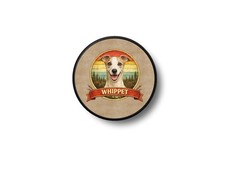 Patch ecusson imprime thermocollant chien bord brodé whippet lévrier