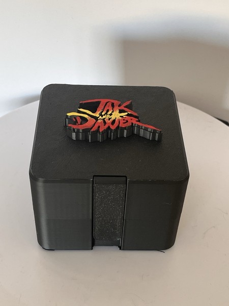 “Jak and Daxter” Collectible Box – 3D Printed Tribute with Logo Detail