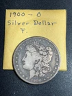 1900-O Morgan Silver Dollar,  F