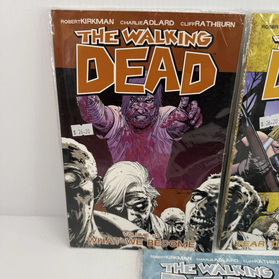 The Walking Dead Graphic Novel Lot – Volumes 10, 11, 13, 15, 18 (PB, Sealed) - image 2 of 4