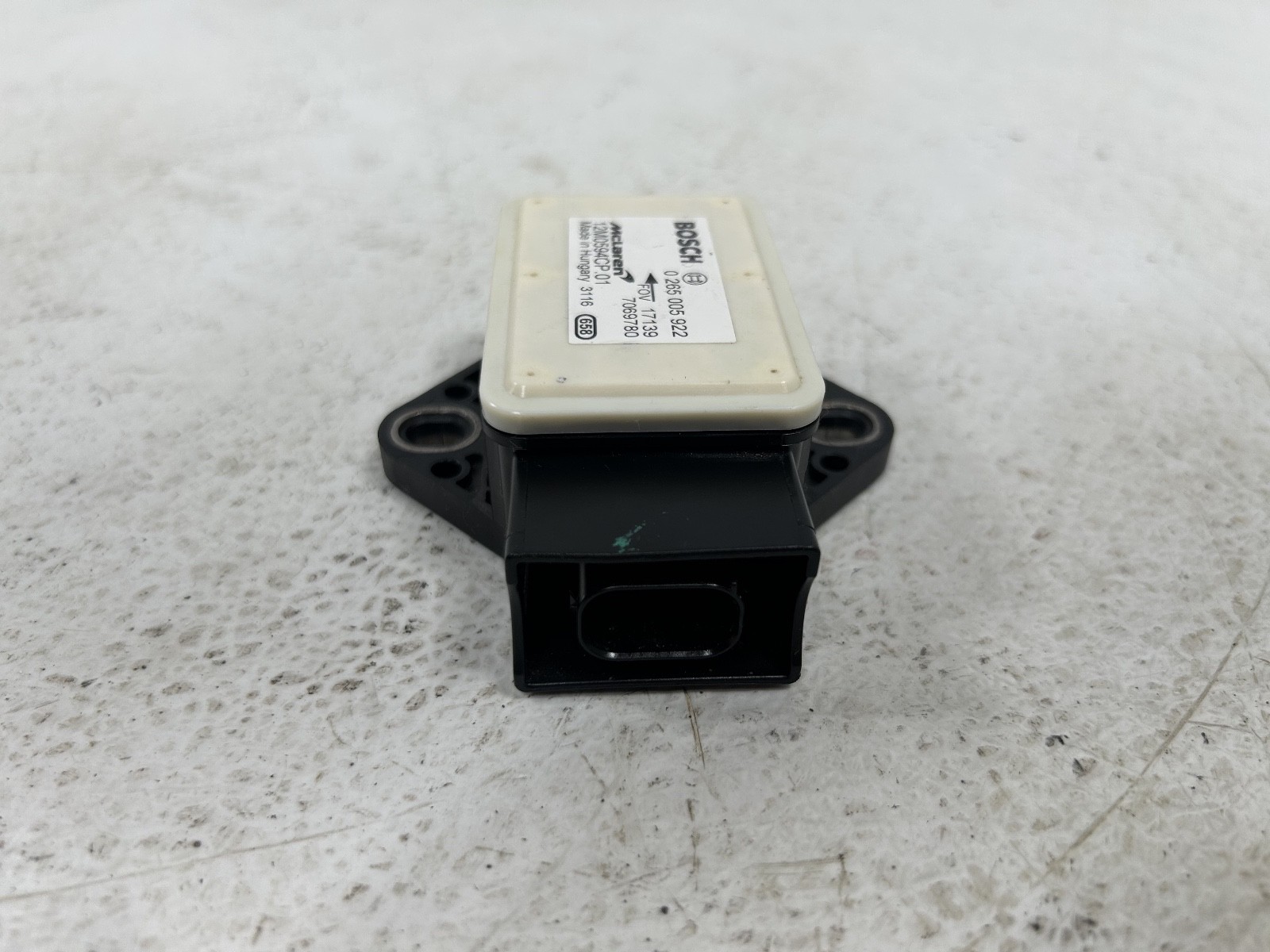 2016-2021 MCLAREN 570S YAW TURN RATE SENSOR CONTROL MODULE OEM 12M0594CP