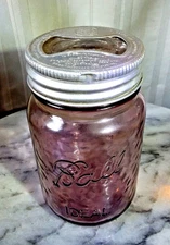 Ball Pink Pint Mason Jar ~ Presto Glass Canning Lid~  Collector's Edition GIFT
