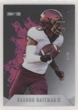 2021 Wild Card MATTE Rookie Heat White - Pink Flames 8/99 Rashod Bateman zg6. rookie card picture