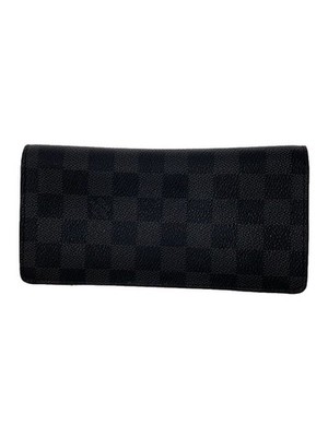 Louis Vuitton Long Wallet Portefeuille Brother Dami Eco Baltic NVY PVC Used