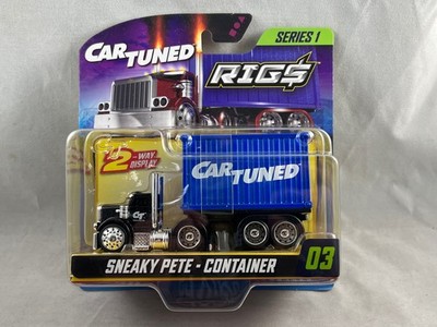 Car Tuned Rigs Sneaky Pete-Black and Blue Container Series 1 #3