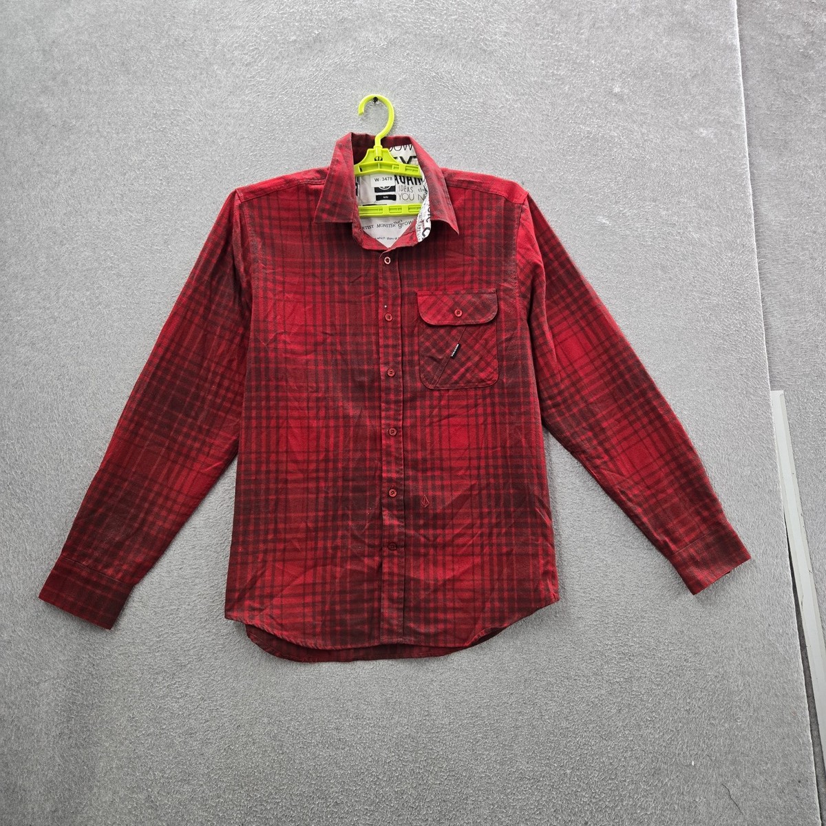 volcom dress shirt Men's Confuzzled Long Sleeve this shirt features oversized dual chest pockets with flaps Otis Stone Short Sleeve Shirt