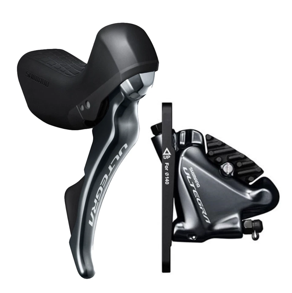 Shimano Ultegra Hydraulic Disc Brake ST-R8020 BR-R8070 Bled 2x11 Road Bike PAIR - Image 3 of 4
