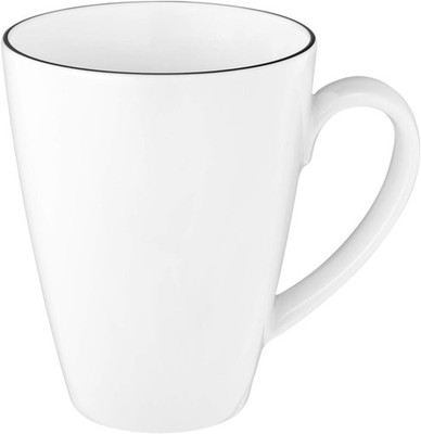Seltmann Becher weiß Lido Black Line Set 6-teilig 0,35l 