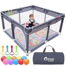 Orian Baby Playpen 50x50 Large Playpen for Babies and Toddlers, Oxford Fabric, I