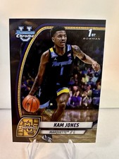 2024-25 Bowman University Chrome - Kam Jones #39 Black Wave Refractor (RC) NCAA