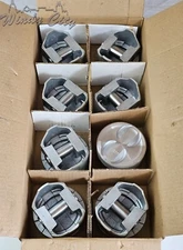 5.0L 305 CHEVY ENGINE PISTON SET SLIVOLITE 1493 .020 OVERSIZE