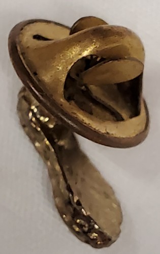 Rare Vtg 1950's Figural Metal Pinback Button Planters Mr Peanut Pin Prize 1/4" - Picture 3 of 6