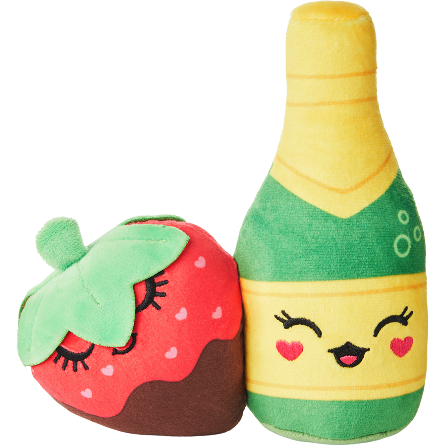 Valentine's Day Strawberry and Champagne Plush