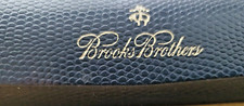 Brooks Brothers Glasses Hard Case Black with Gold Logo