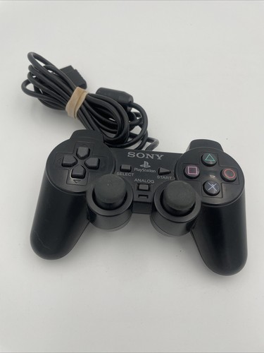Sony PlayStation 2 Dualshock 2 Dunkelblau Klar Controller - Original-Zubehör-Hersteller Funktioniert Getestet - Bild 1 von 3