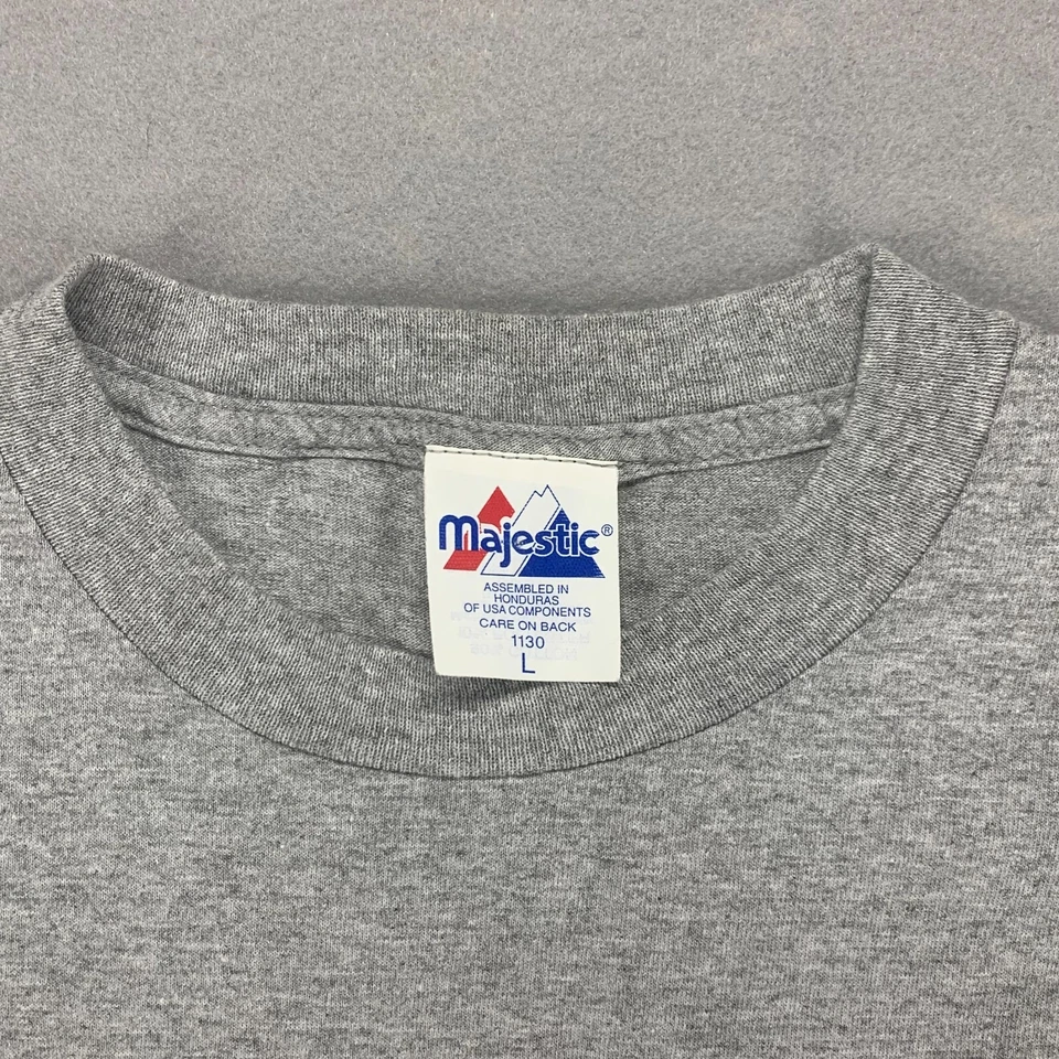 Camisa de jardinero Príncipe de los Cerveceros de Milwaukee para mujer grande gris béisbol MLB majestuosa Foto 4 de 4