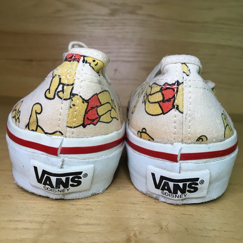 Vintage Vans off The Wall Disney Winnie The Pooh Women 8.5 Made In USA - Picture 8 of 24