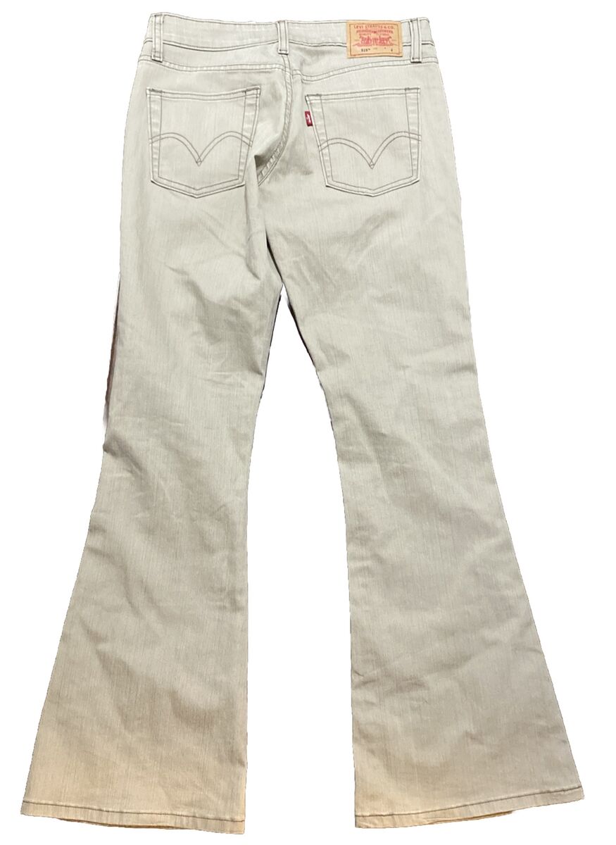 Vintage Levi's 519 Jeans Low Rise Flare Stretch Tan Women's Vintage Levi's 519 Jeans Low Rise Flare Stretch Tan Women's