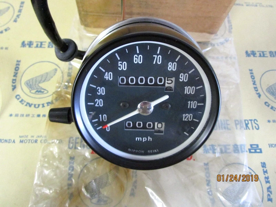 Velocímetro HONDA CB400F Honda Super Sport 400 cuatro NOS 37200-377-771 Foto 4 de 4