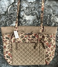 LONGABERGER HOMESTEAD AUTUMN PATH SHOPPER TOTE BAG NEW WITH TAGS 