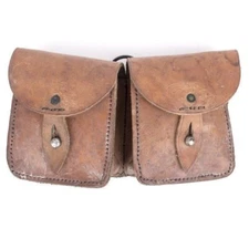 Authentic French Military Military Mas 49/56 Leather Ammo Pouch Magazine Rifle