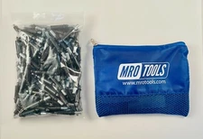 100 5/32 Zephyr Kwik-Lok Cleco Fasteners  w Carry Bag (KZ2S100-5/32)