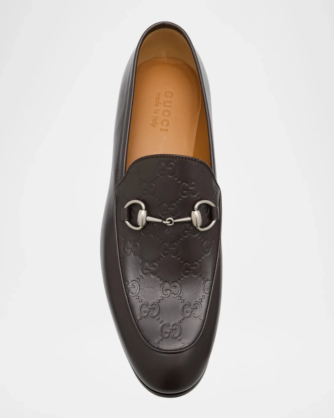 Mocassins homme Gucci Jordaan Jordy GG embouts en cuir 1